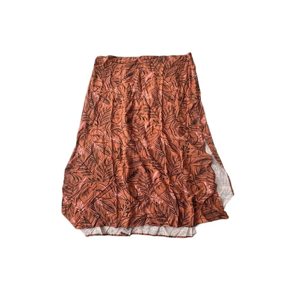 NWT Marine Layer Ryan Midi Slip Skirt in Sierra Foliage - Picture 3 of 4